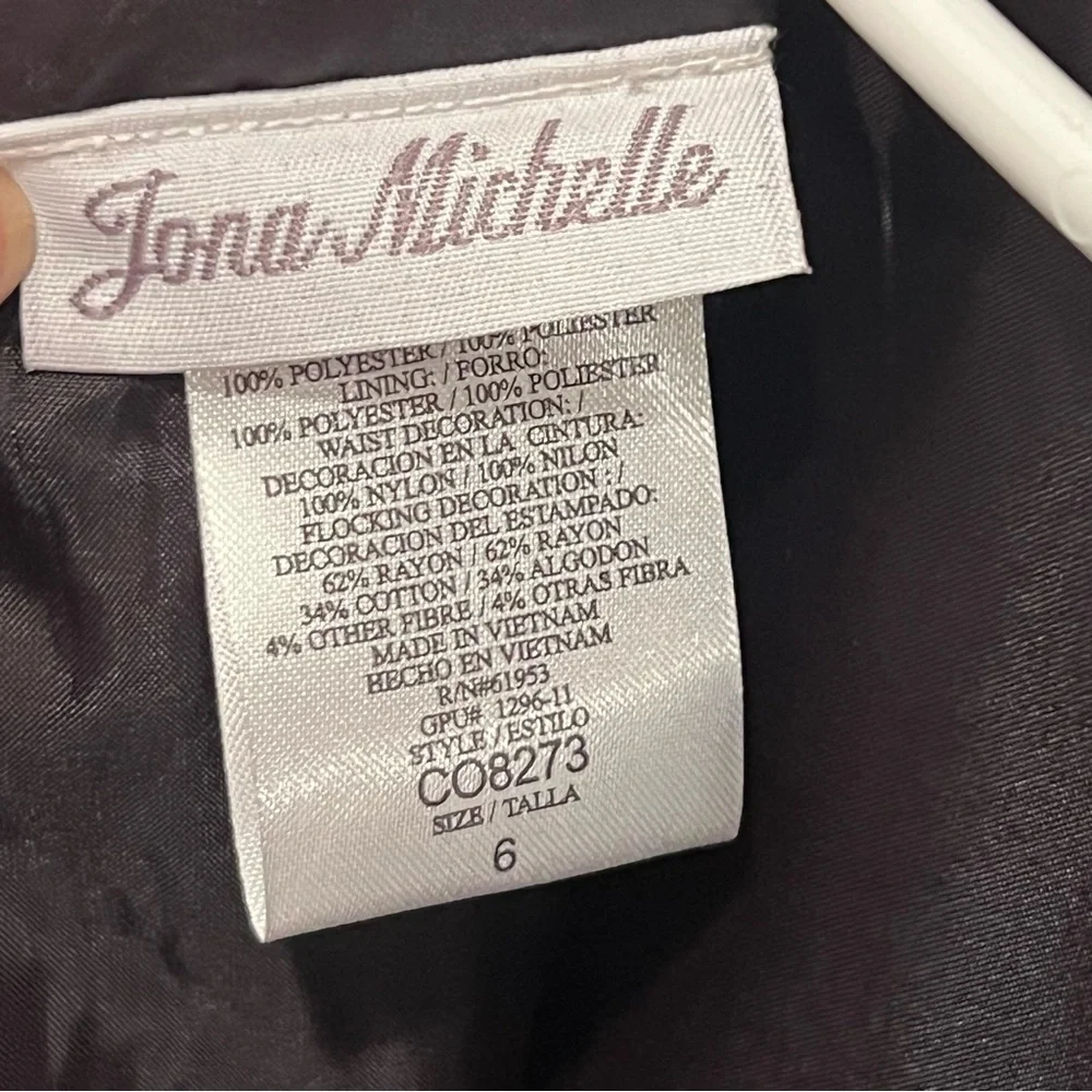 JONA MICHELLE girls purple party Hilda’s fashion chic  dress /size 6